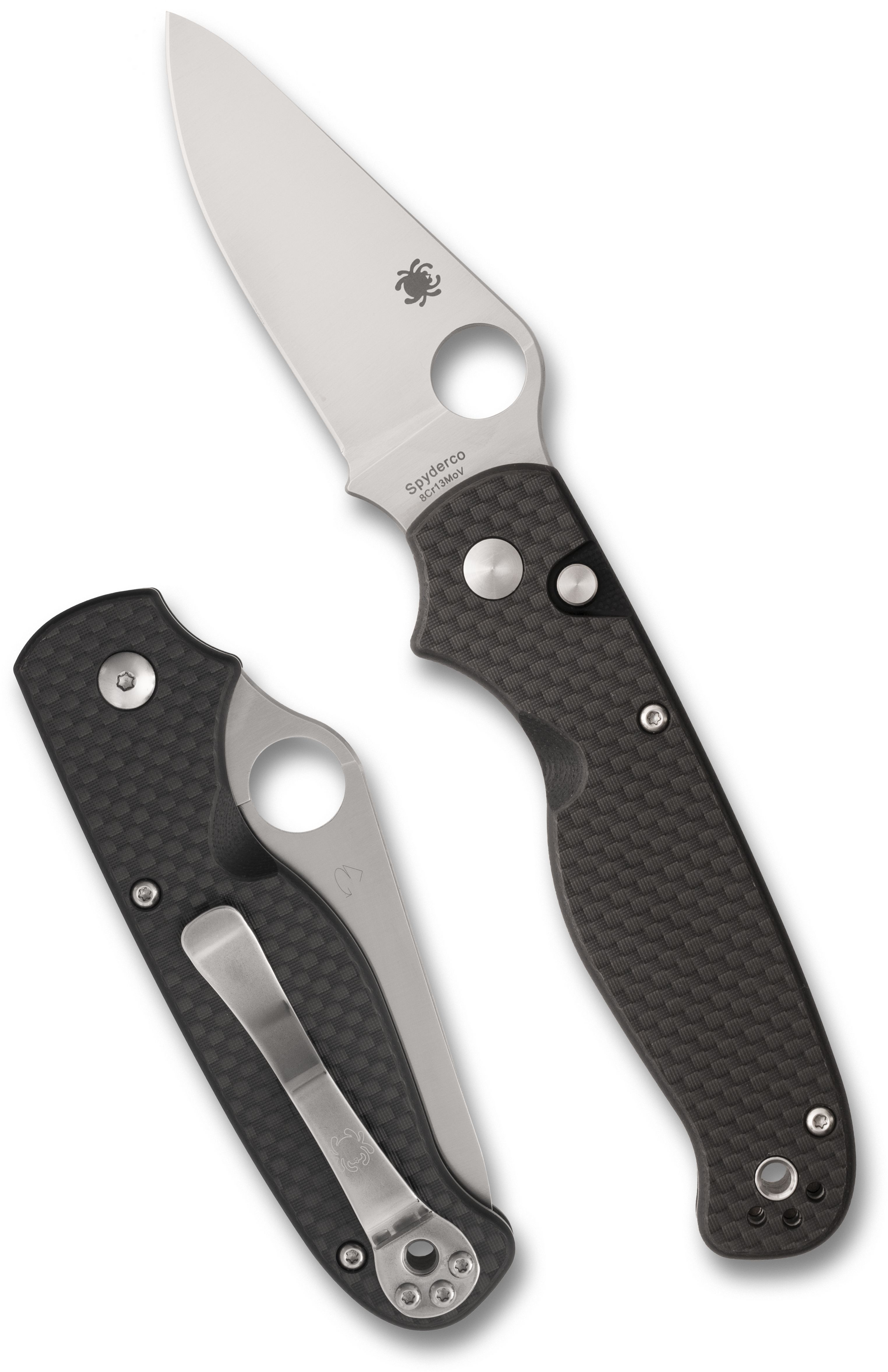 C275CFP - 2025N SPYDERCO Reveal 19 ButtonUp Carbon Fiber, Plain, MAP:$ 75.00