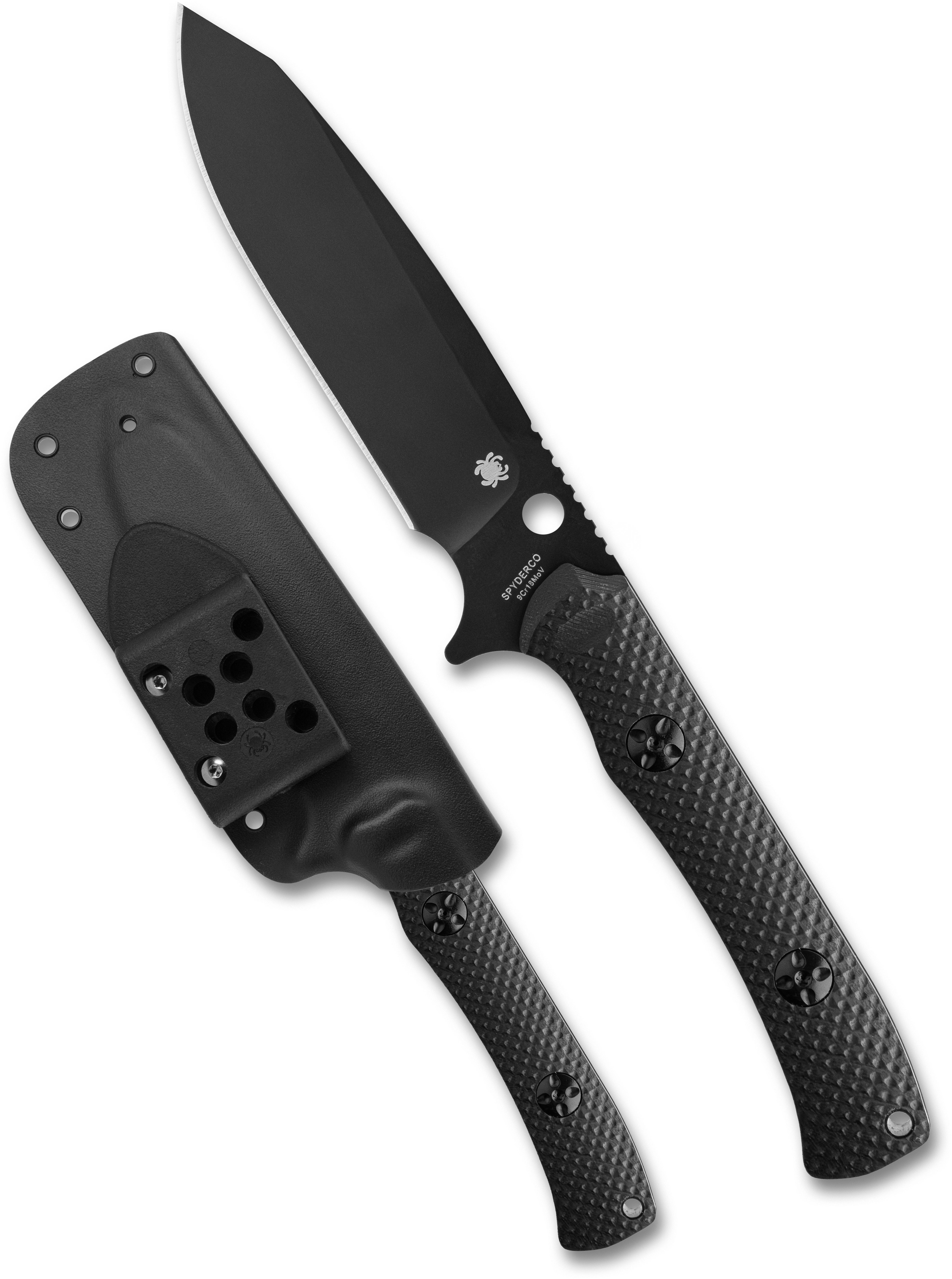FB53GPBK - 2026N SPYDERCO REVEAL 21, Skoli Black G-10 Black Blade, Plain Edge, MAP:$ 150