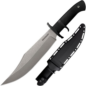 39LSWBA - COLD STEEL Marauder plain edge, 14 1/8" Overall, 9" Blade, 4.7mm Thick, 5 1/8" Long Kray-Ex?Handle, AUS 8A Stainless Steel, with Ambidextrous Pocket, Belt Clip, MAP:$108.99