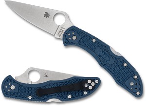 C11PCBL - 2025N SPYDERCO Reveal 17, Delica 4 Cobalt Blue FRN CPM SPY27, Plain Edge, MAP:$ 120