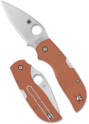 C152GPBOR - 2026N Spyderco, Reveal 20, Chaparral Burnt Orange G-10 CPM REX 121, Plain Edge, MAP:$ 360