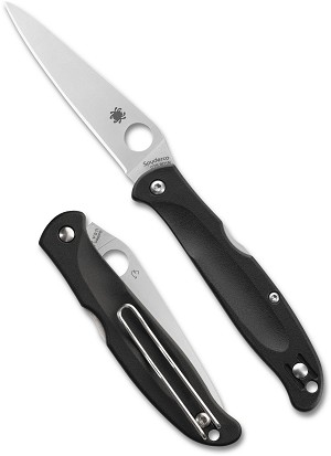 C259PBK - 2026N Spyderco, Reveal 20, Charisma Black Lightweight BD1N Steel, Plain Edge, MAP:$ 97.5