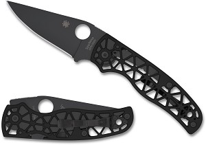 C266BKALBKP - 2025N SPYDERCO Reveal 17, Edgerati Black Blade, Plain Edge, MAP:$ 262.5