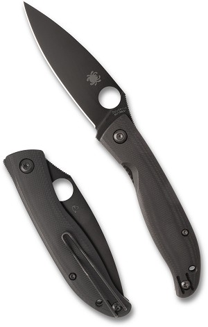 C274GBBKP - 2025N SPYDERCO Reveal 19 Mantra 4 G-10 Black Blade, Plain, MAP:$ 71.25
