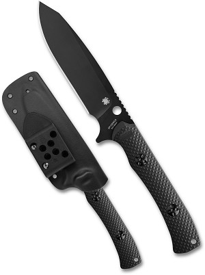 FB53GPBK - 2026N SPYDERCO REVEAL 21, Skoli Black G-10 Black Blade, Plain Edge, MAP:$ 150