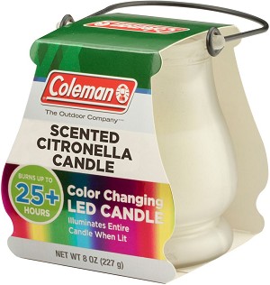 7710 - WPC Coleman LED Candle with Wrap Scented